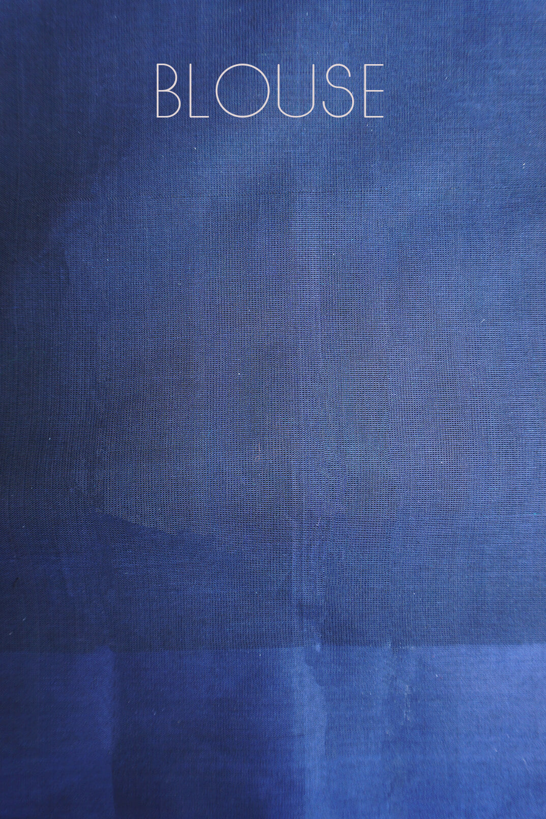 Marine blue and purple Godavari cotton saree | Niram Neela