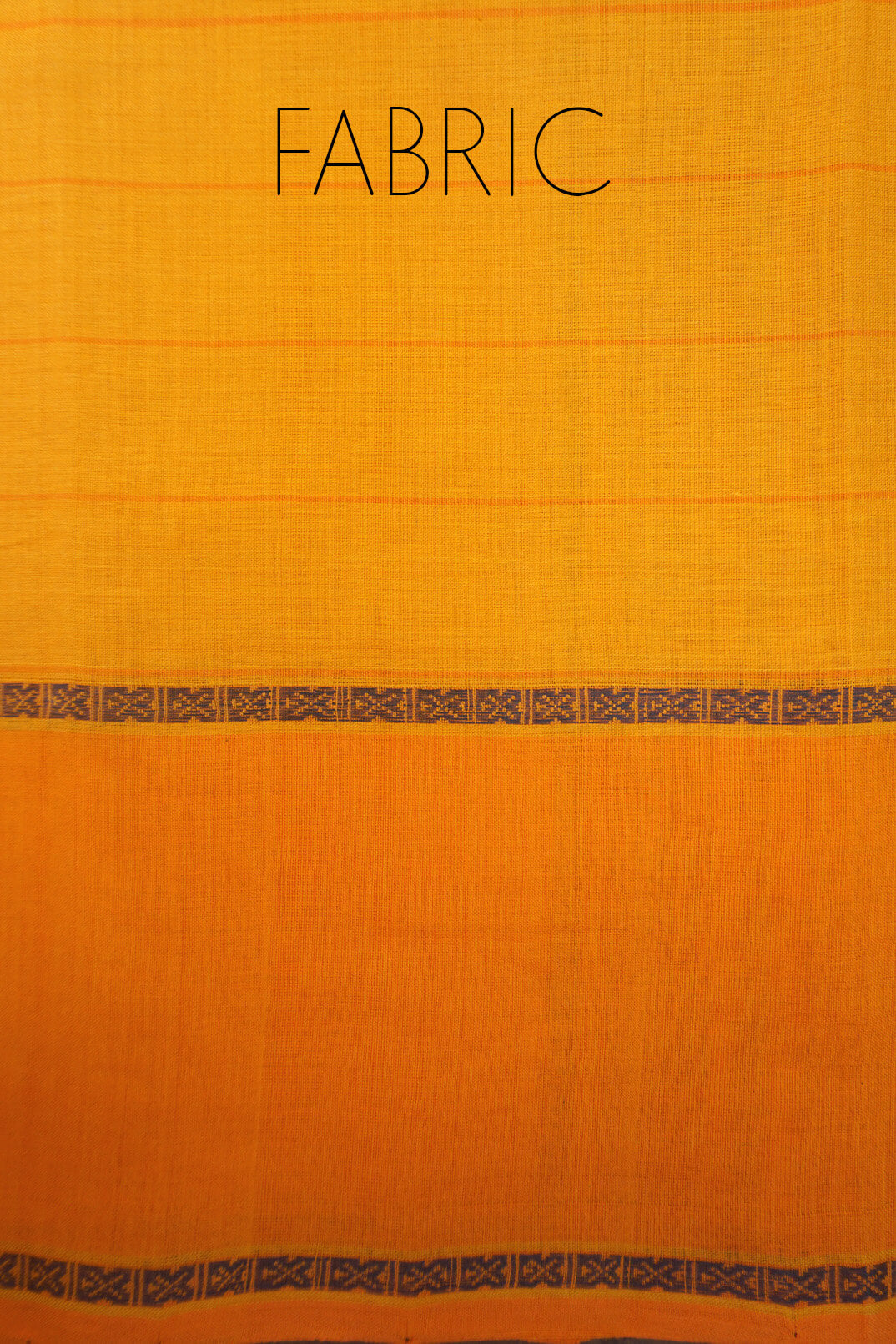 Yellow and orange Chettinad cotton dupatta | Niram Neela