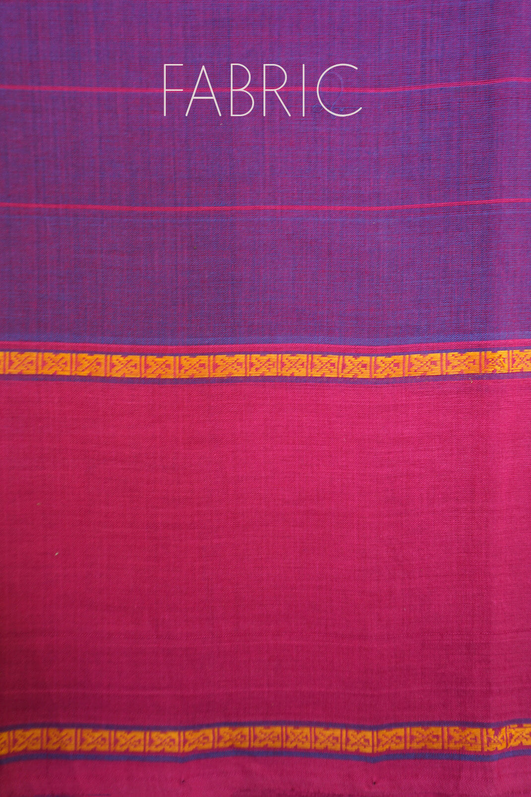 Violet and pink Chettinad handloom cotton dupatta | Niram Neela