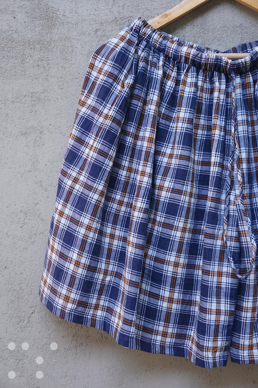 Mini culottes in checks - Niram Neela