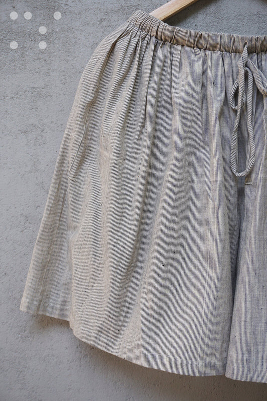 Mini culottes in pinstripes - Niram Neela