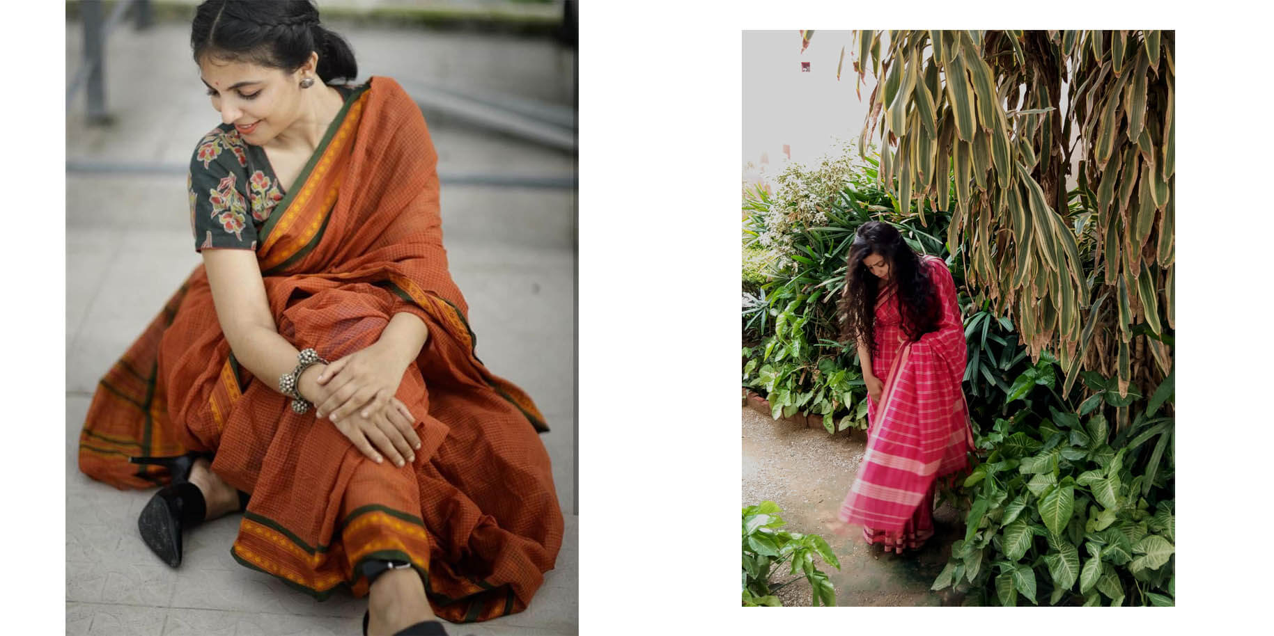 Client Lookbook of our handloom sarees | Niram Neela