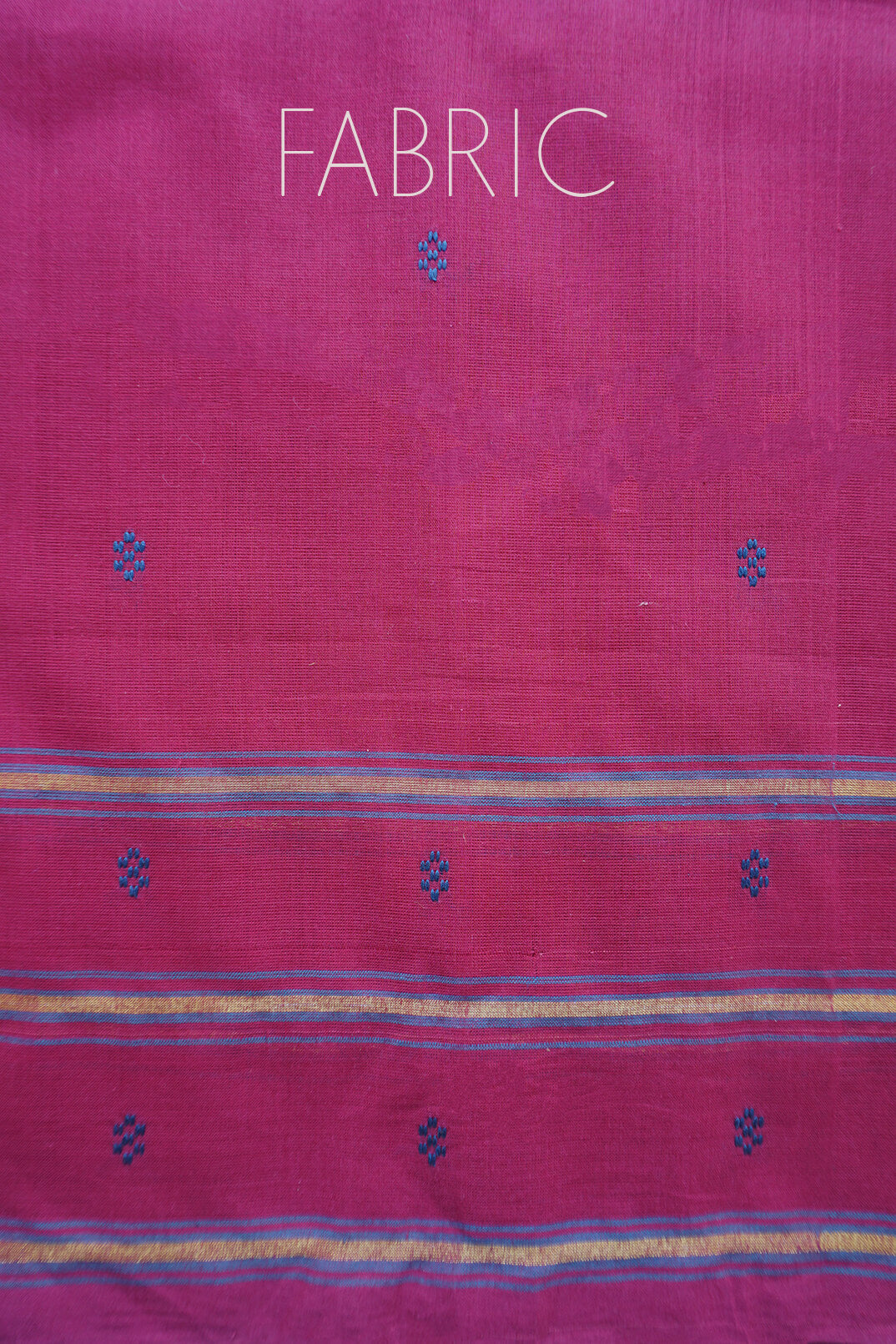 Maroon and teal blue handloom Angara cotton saree | Niram Neela