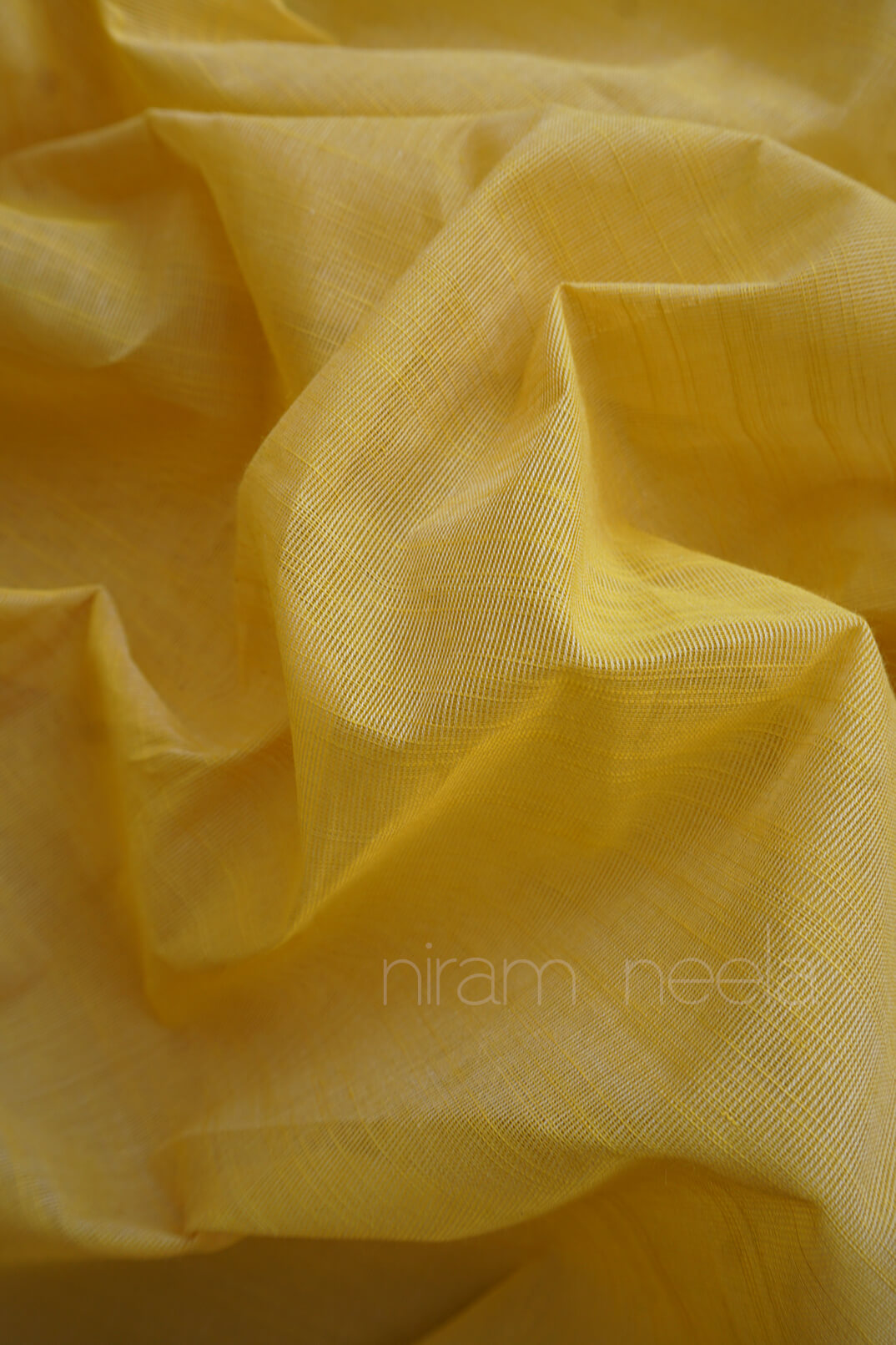 Cream and green handloom Godavari cotton workwear saree | Niram Neela