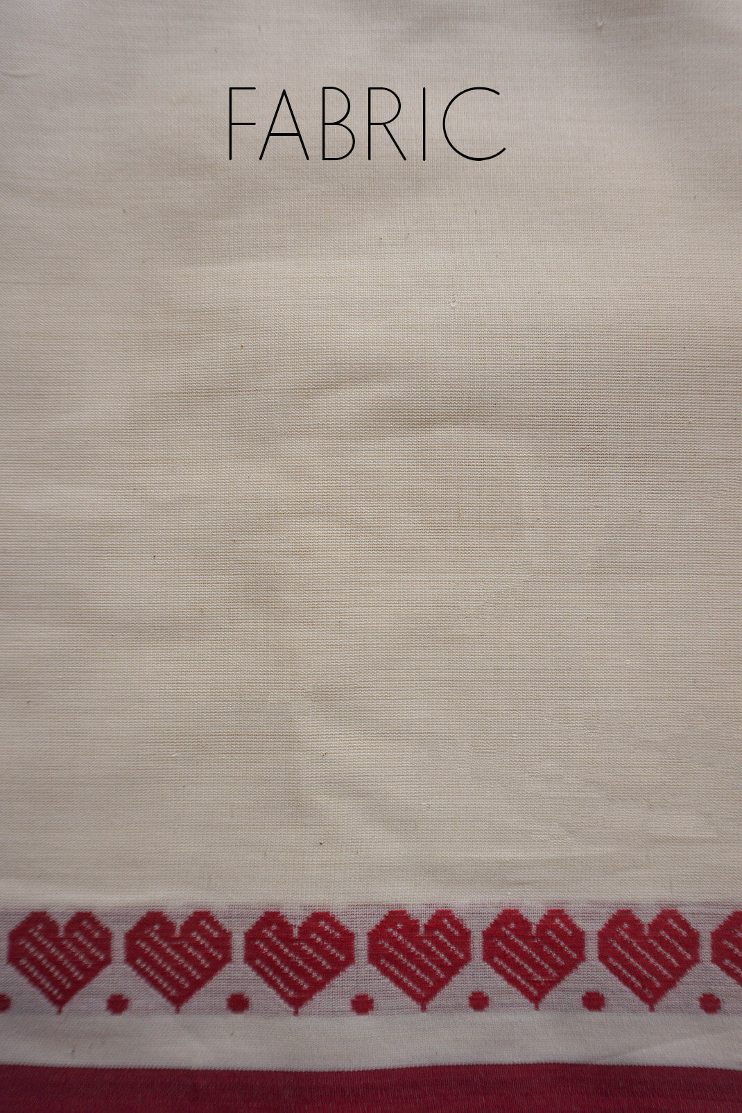 White and red Begumpuri cotton saree | Niram Neela