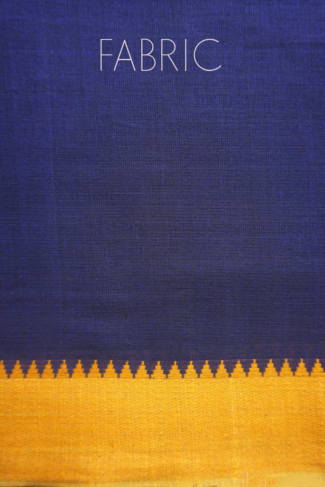 Navy blue and pink ganga jamuna Begumpuri cotton saree | Niram Neela
