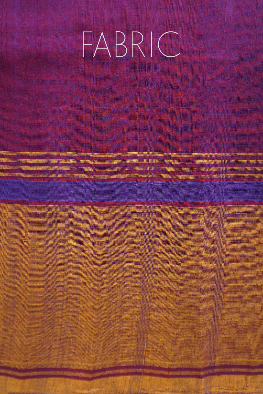 Purple and yellow Chettinad handloom cotton saree from Niram Neela