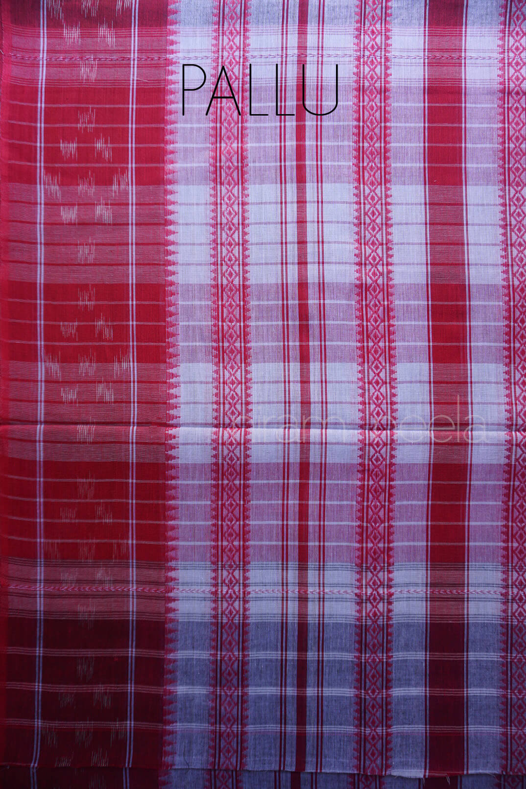 Grey and maroon Dhaniakhali saree | Niram Neela