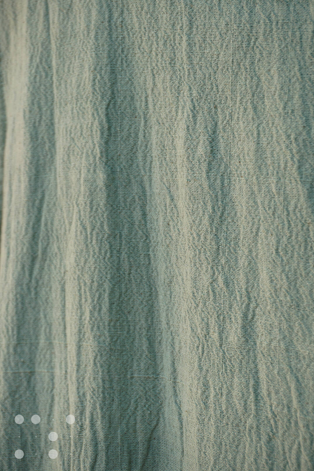 Cowl collar dress in sage green - Niram Neela
