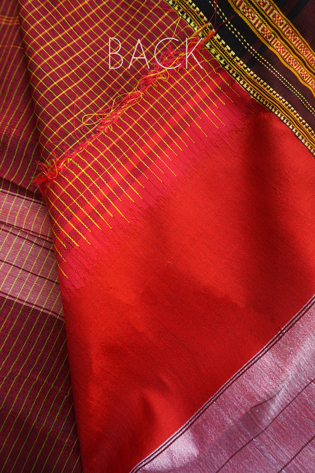 Brown and black Ilkal viscose cotton saree with tope teni pallu | Niram Neela