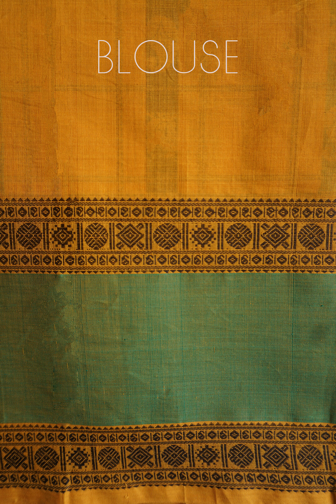 Yellow and green aayiram butta Kanjivaram cotton saree - Niram Neela