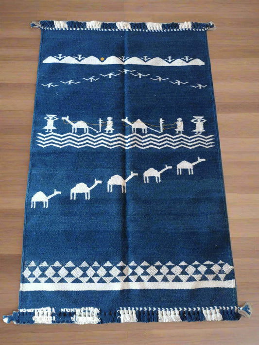 Indian handcrafted Dhurries | Dhurries and rugs by Niram Neela