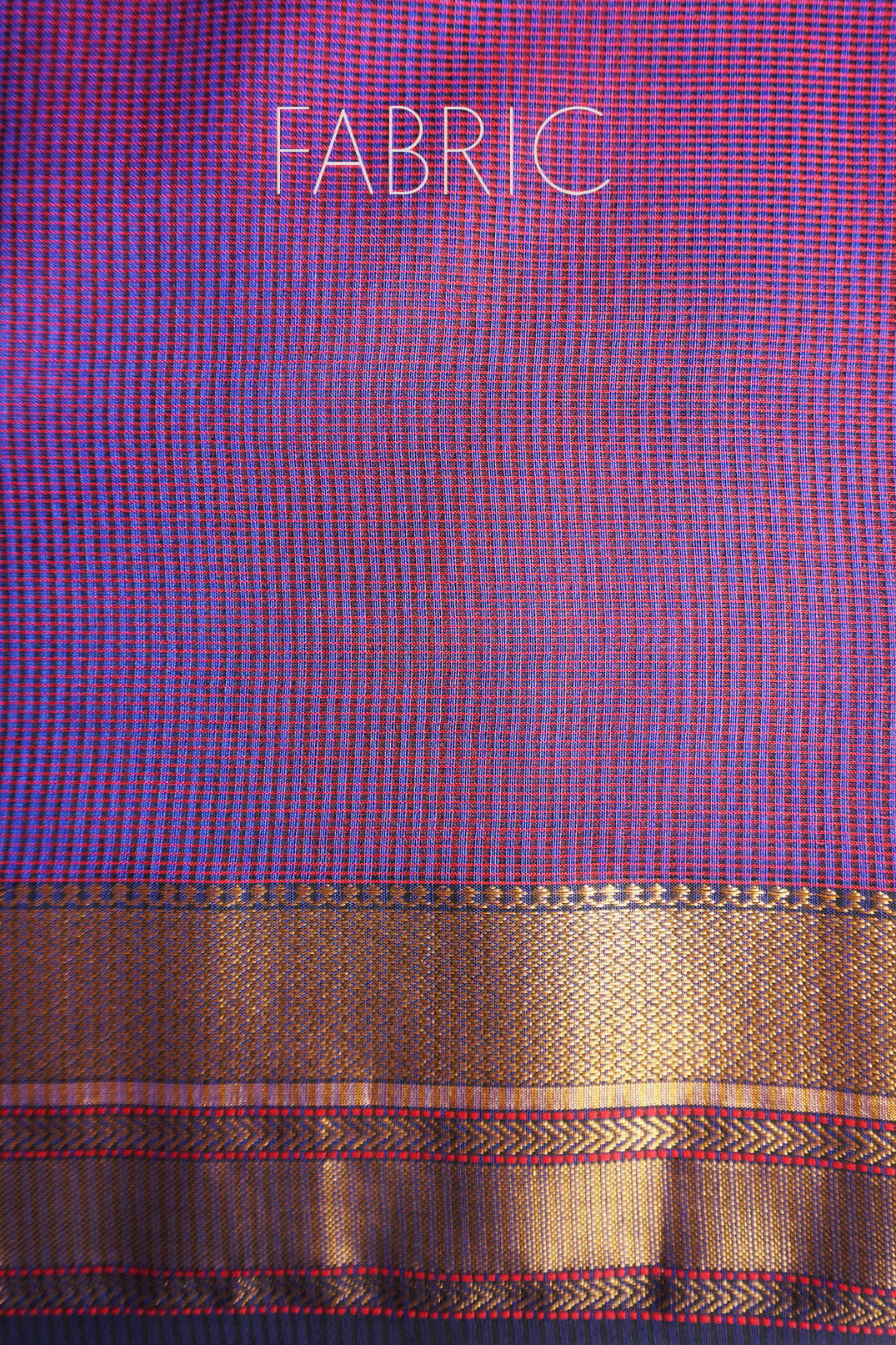 Violet and black Maheshwari silk cotton saree | Festive edit by Niram Neela