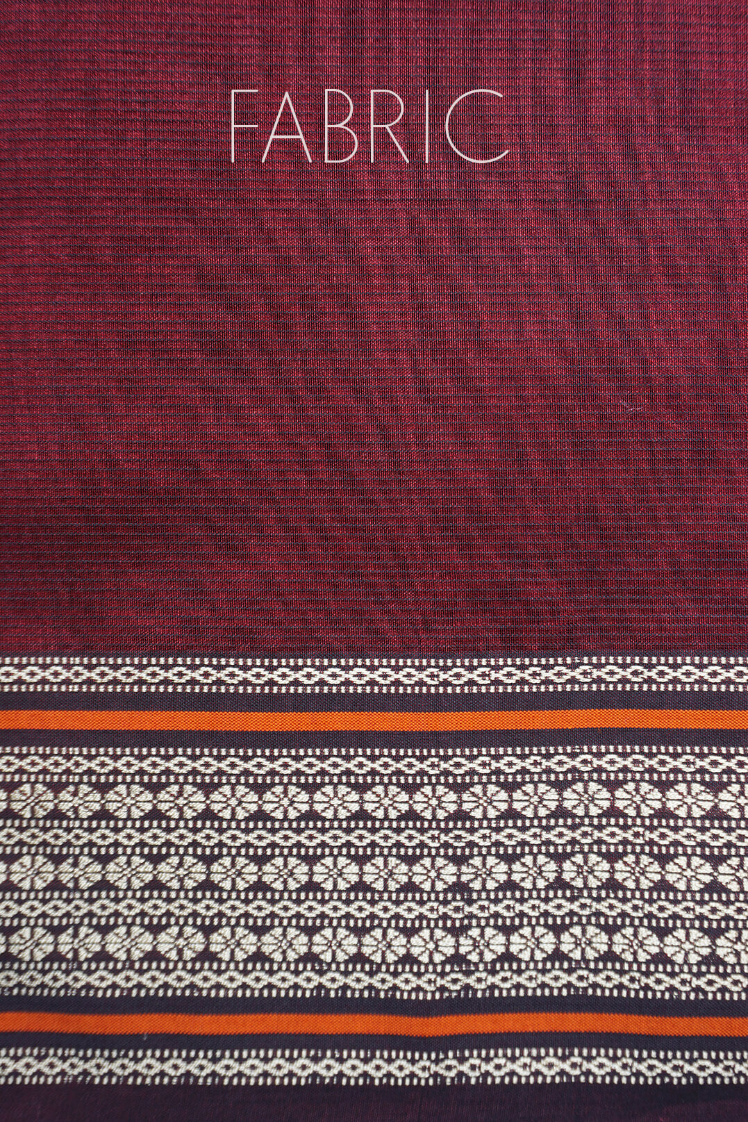 Maroon and black Maheshwari silk cotton saree - Niram Neela