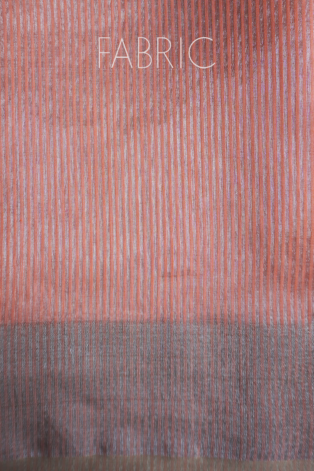 Peach Maheshwari silk cotton tissue saree | Festive edit by Niram Neela