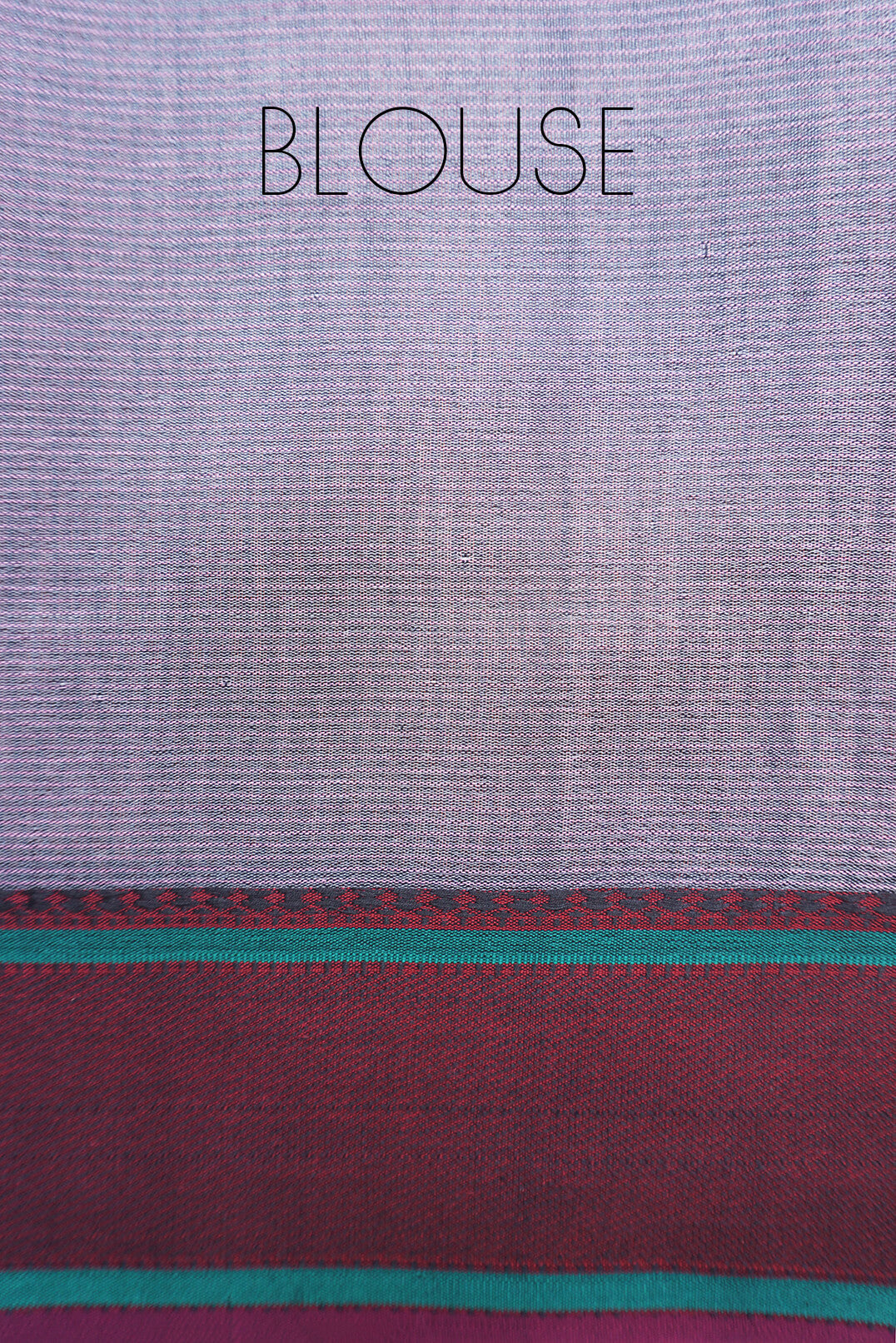 Peach and black Maheshwari handspun silk cotton saree - Niram Neela