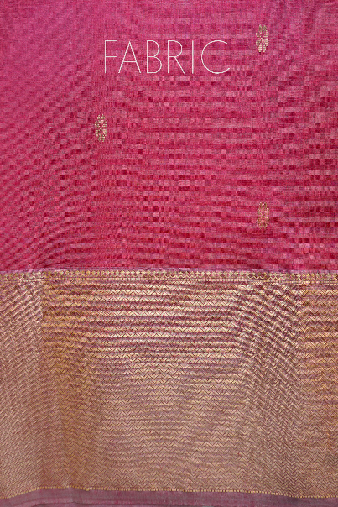 Watermelon pink Maheshwari silk cotton partywear saree from Niram Neela