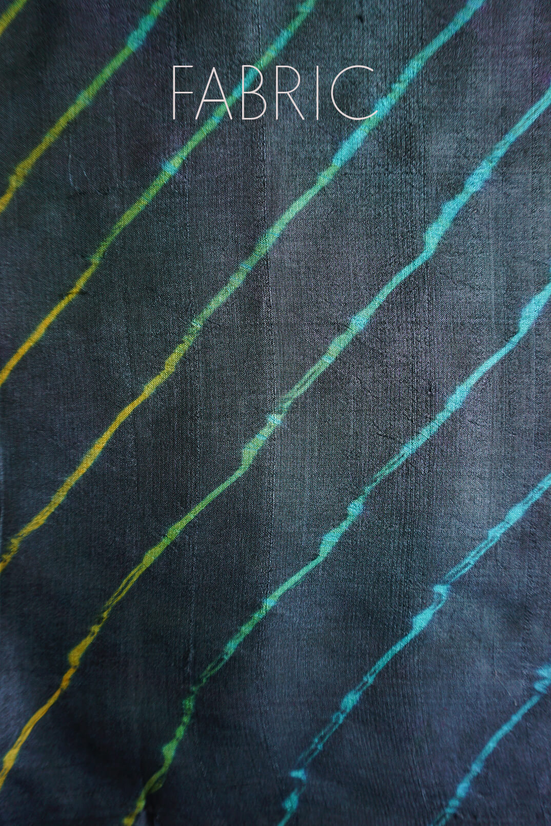 Grey and multicolour Leheriya tussar silk saree - Niram Neela