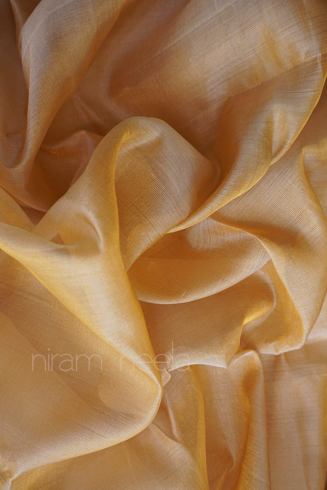 Ivory and pink Uppada silk tissue saree | Niram Neela