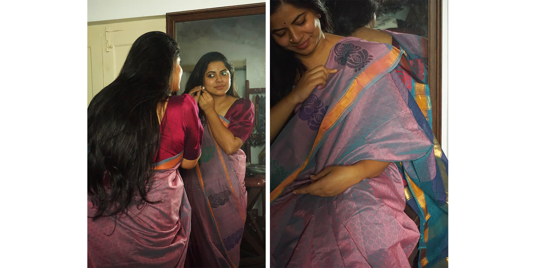 Weaves in cotton and silk from Andhra Pradesh | Niram Neela
